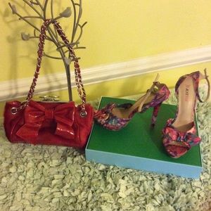 Just Fab floral heels